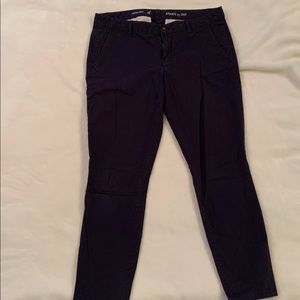 Navy Gap Skinny Mini pants, size 8